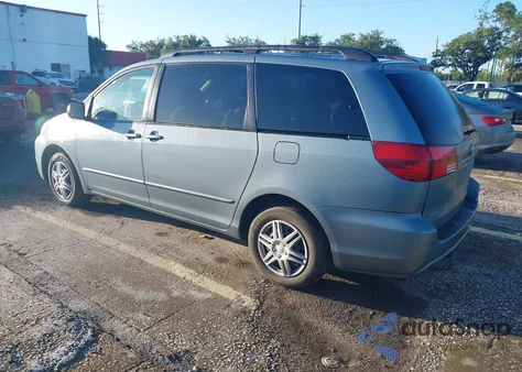 2005 Toyota Sienna Ce/Le из США, поврежденный, VIN 5TDZA23C45S373259